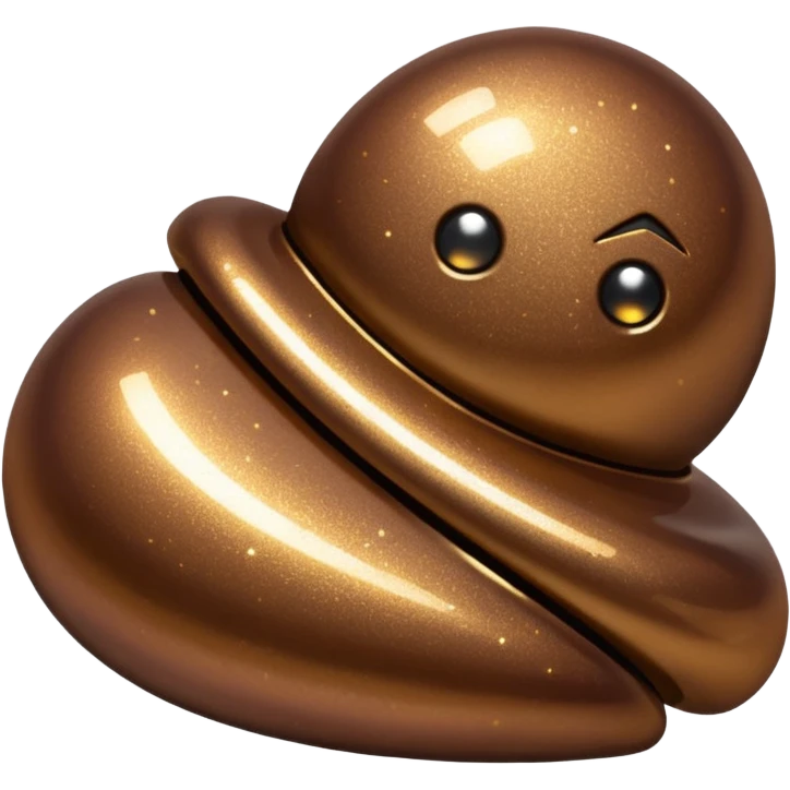 glitter poops brown cyberpunk emoji