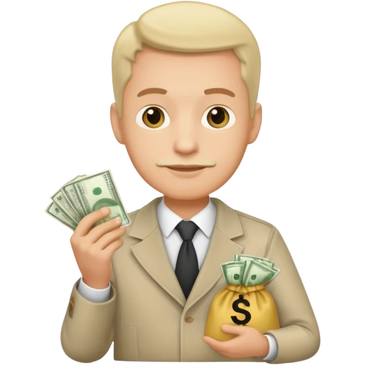 UNCLE WITH a bag OF MONEY emoji