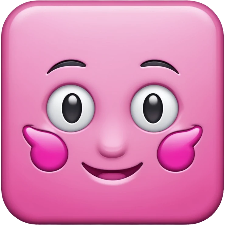 Pink emoji