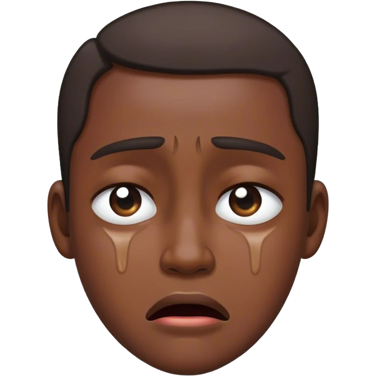 Crying person emoji