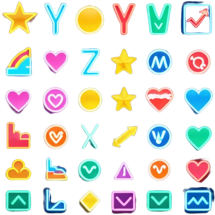 new york, miami, los angeles, las vegas signs emoji