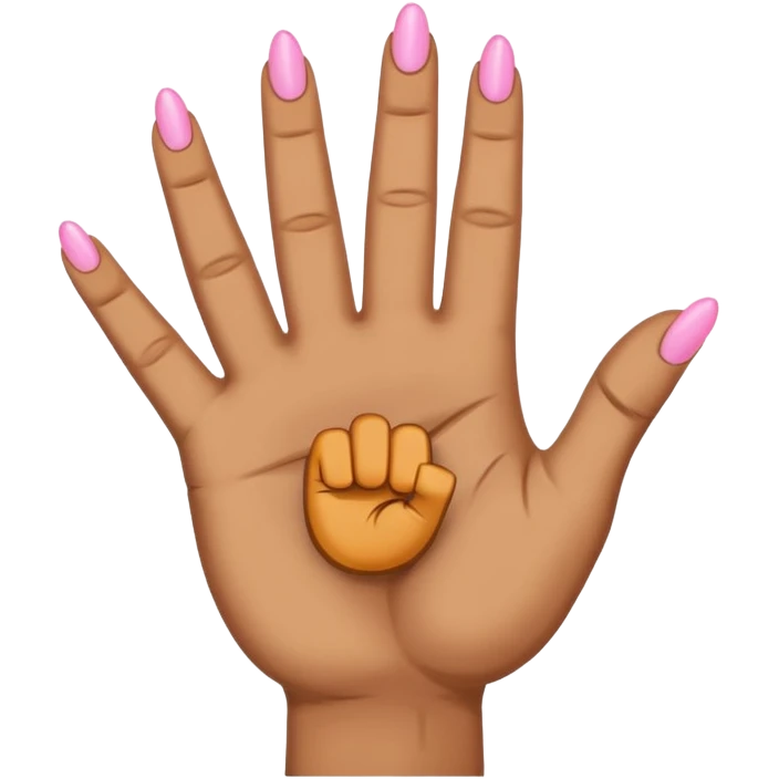 hand with rock symbol with the middle and index finger crossing over, middle behind index emoji