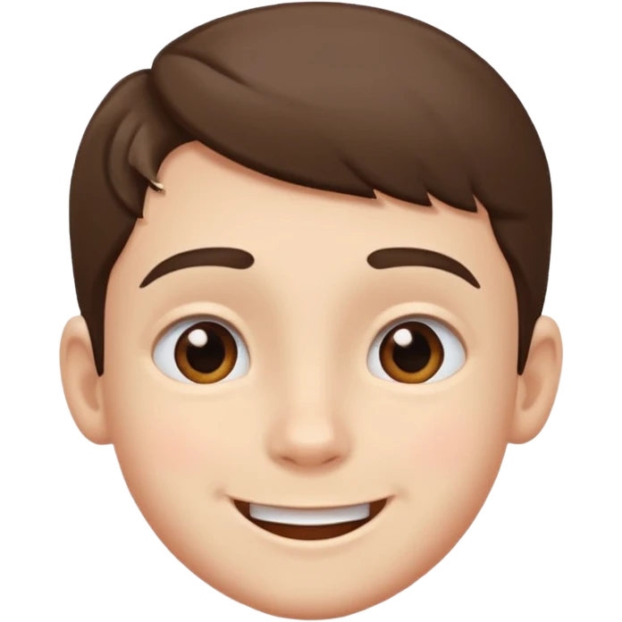 A boy showing right cheek to her mother asking for a gentle playful slap only boy no picture of mother included in emoji
Give side view of right cheek emoji