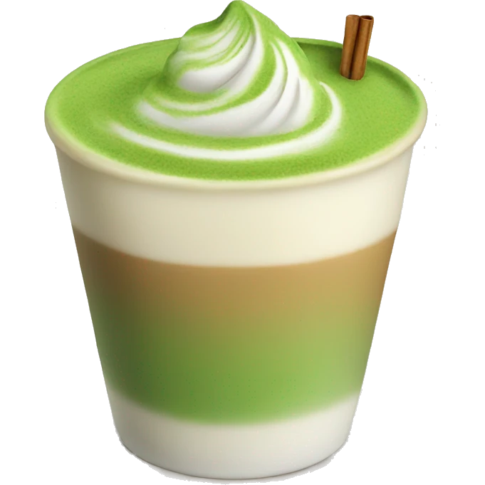 Matcha latte  emoji