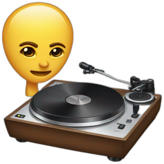 Turntables and a Mixer emoji