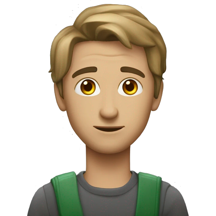 Создай серую очень пушистую кошечку с зелеными глазами emoji