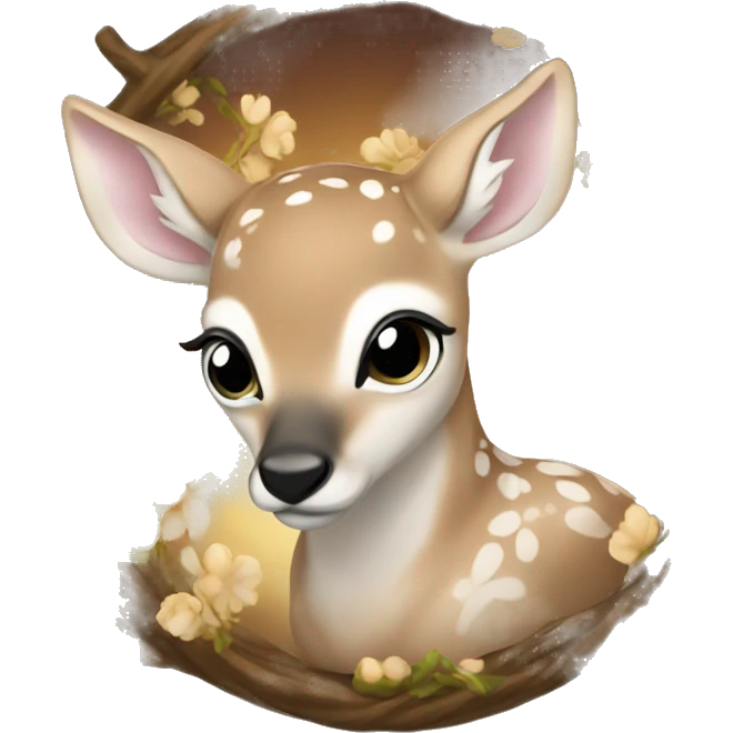 Etheral fawn emoji