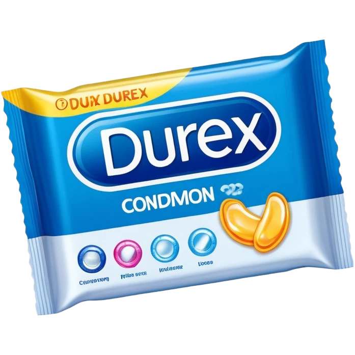 A pack of condom Durex emoji