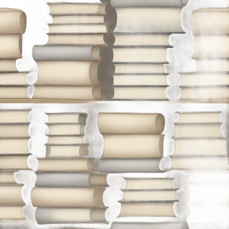 Neutral stack of books emoji