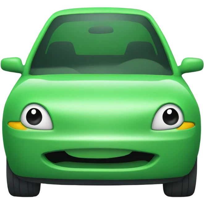Car green  emoji
