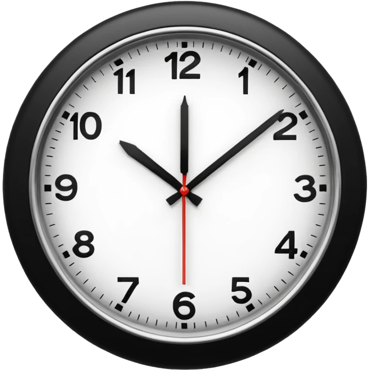 analog clock emoji
