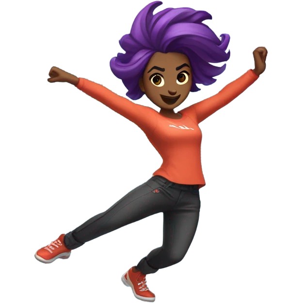 Jett from valorant dancing emoji