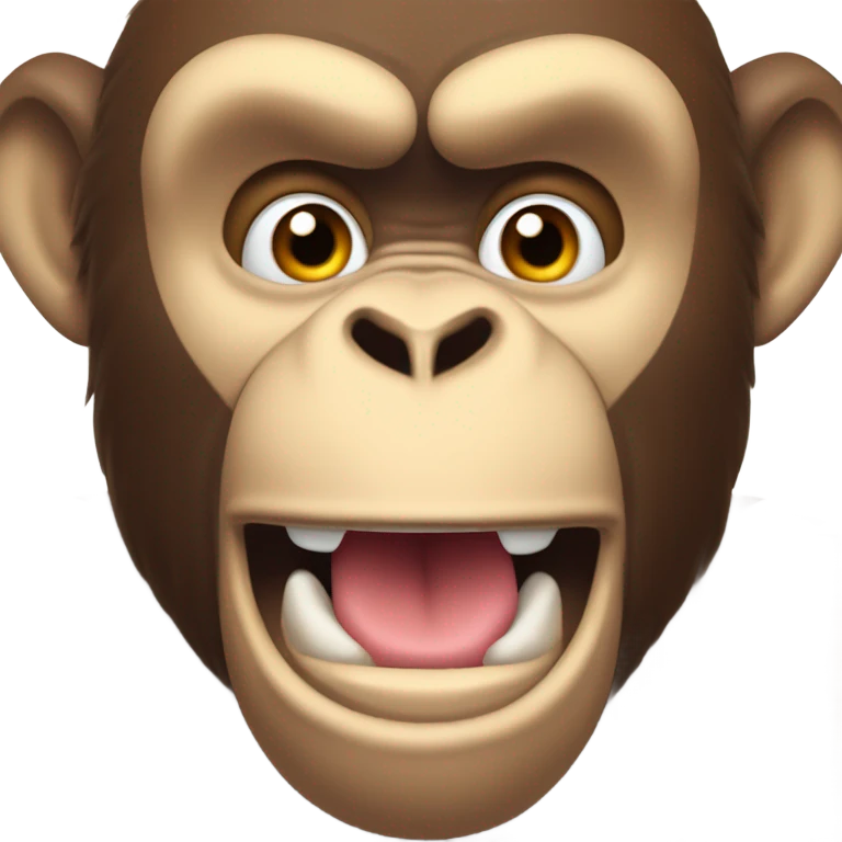 chad mewing monkey emoji
