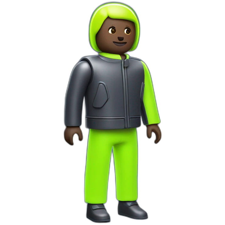 playmobil WITH NEON LIGHT CLOTHES emoji