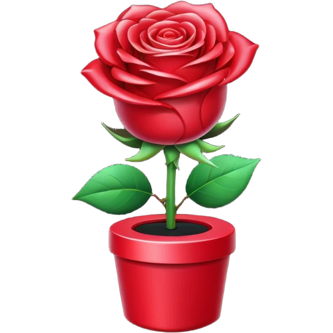 The TikTok rose gift as a emoji emoji