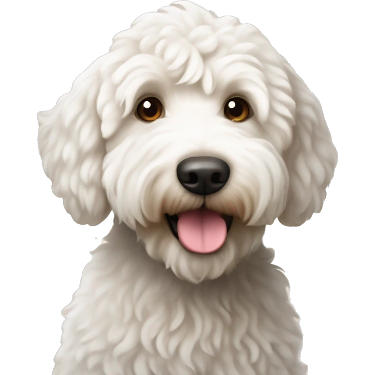 ￼White Australian labradoodle emoji