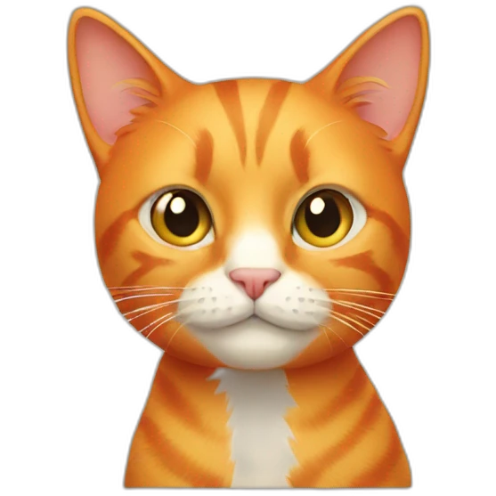 orange cat emoji