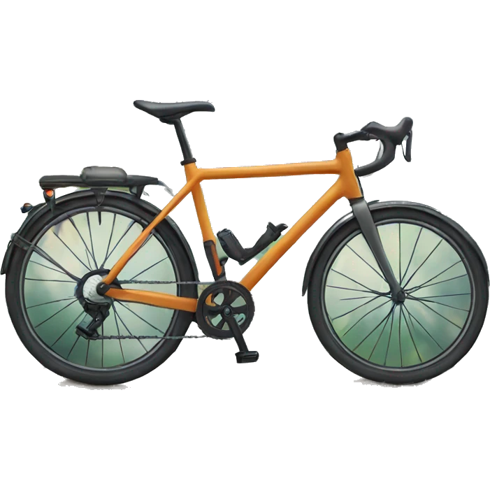 bicycle in mountains emoji