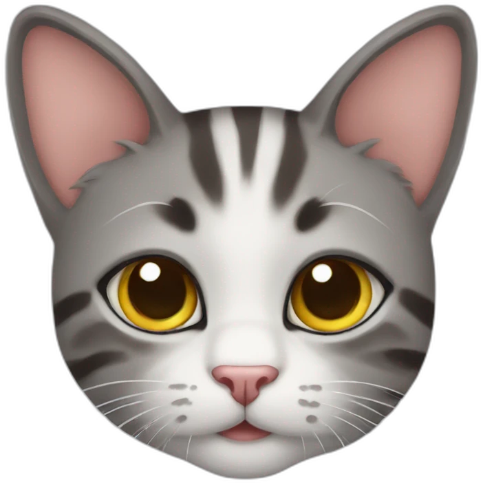 A cute cat emoji