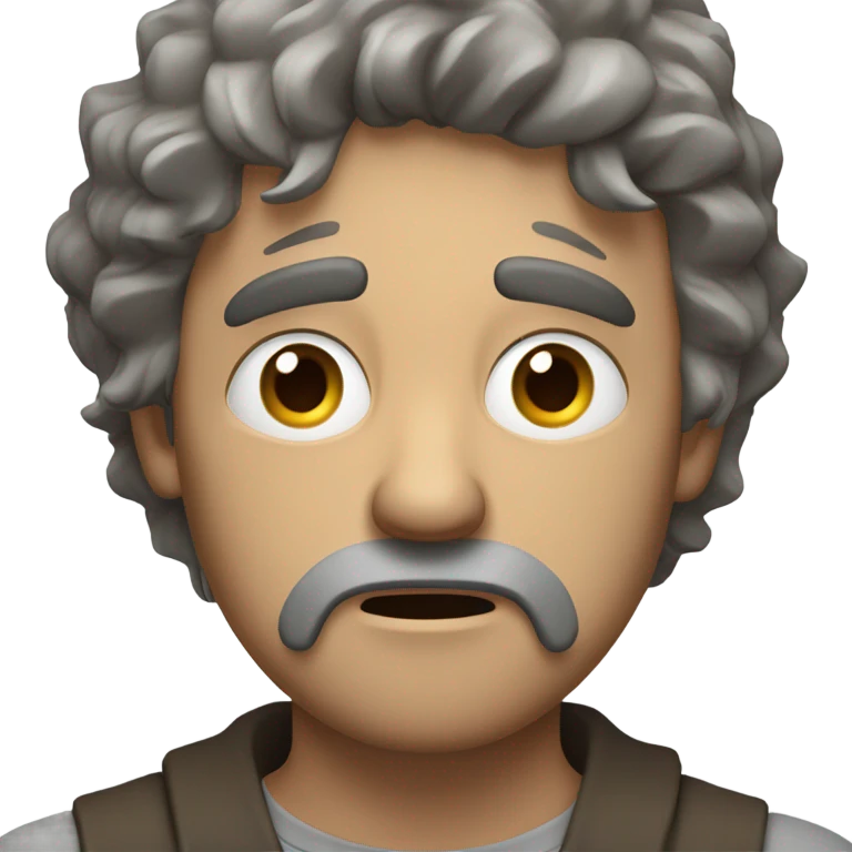 Man going crazy emoji