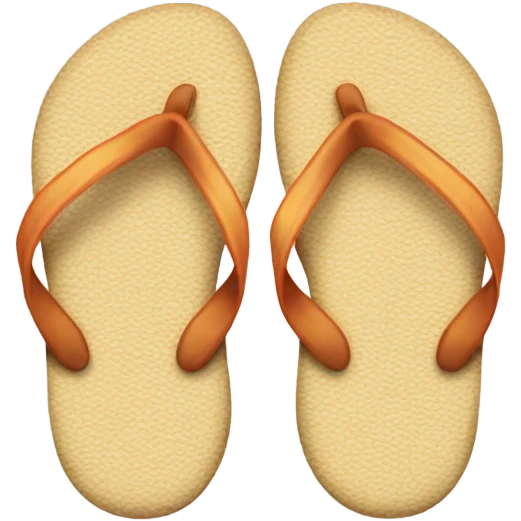 Emoji with flip flop emoji