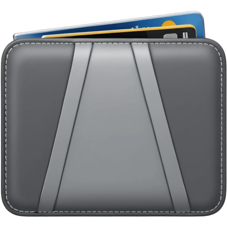 grey wallet emoji