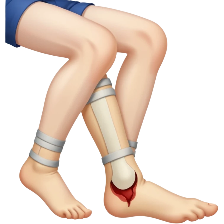 broken leg emoji
