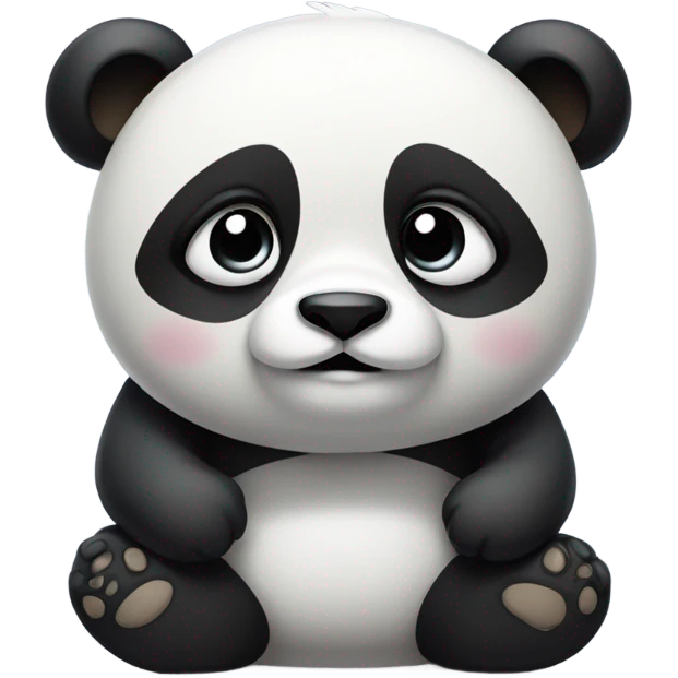 Sad panda emoji