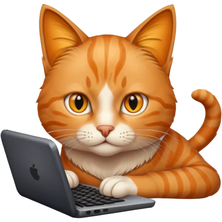 cat typing fast, i want the meaning of busy emoji