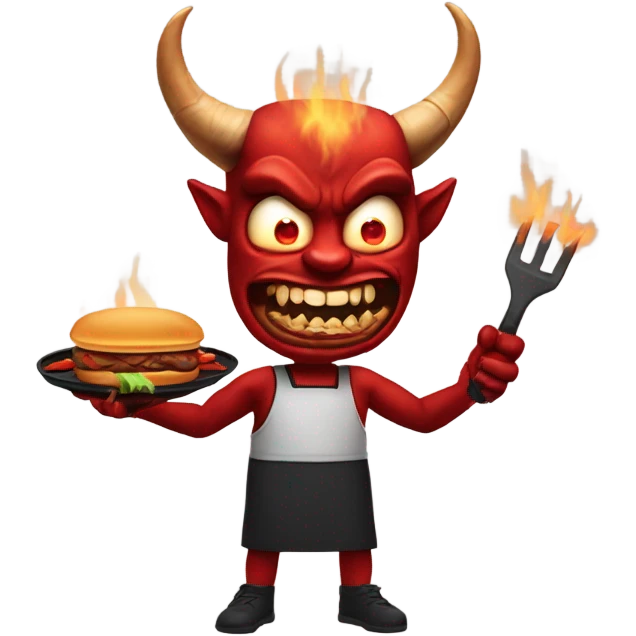 Demon with a grill  emoji