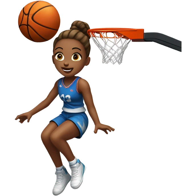 girl dunking  emoji