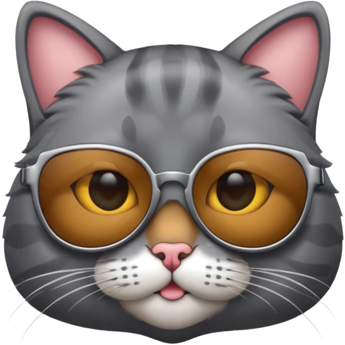Cat wearing sunglasses emoji