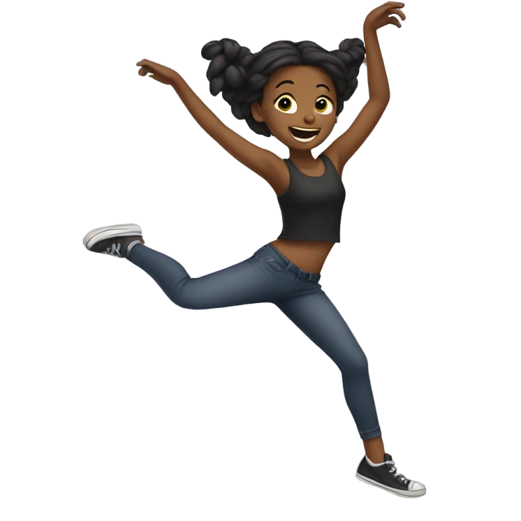 girl dancing emoji