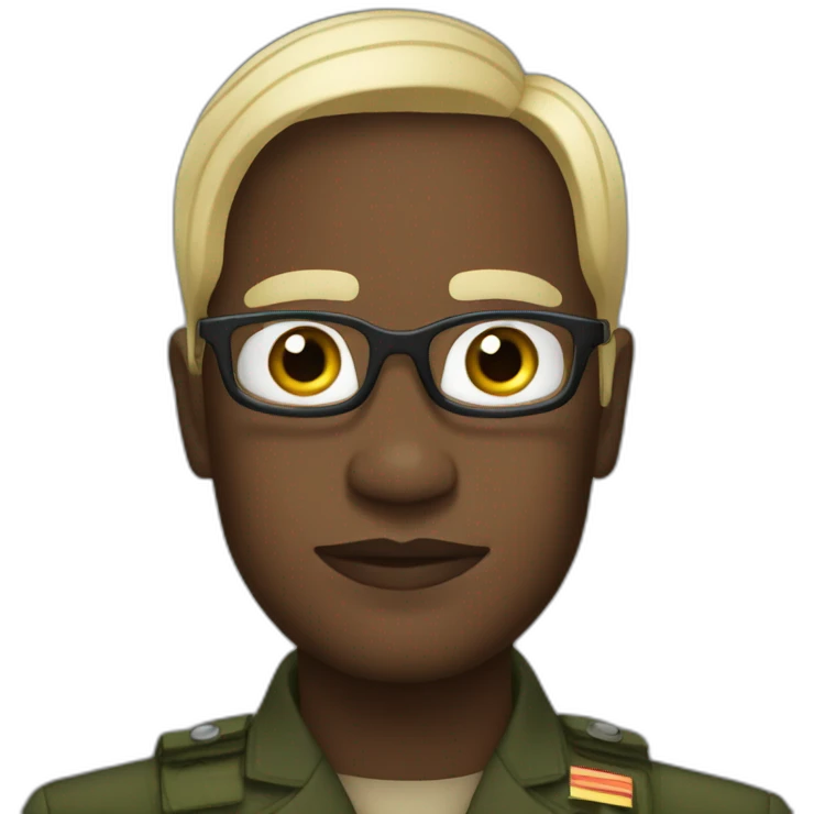 black-marine-lepen emoji