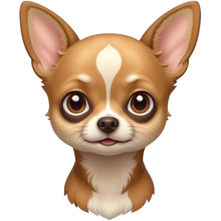 
 Sitting deer-head chihuahua  emoji
