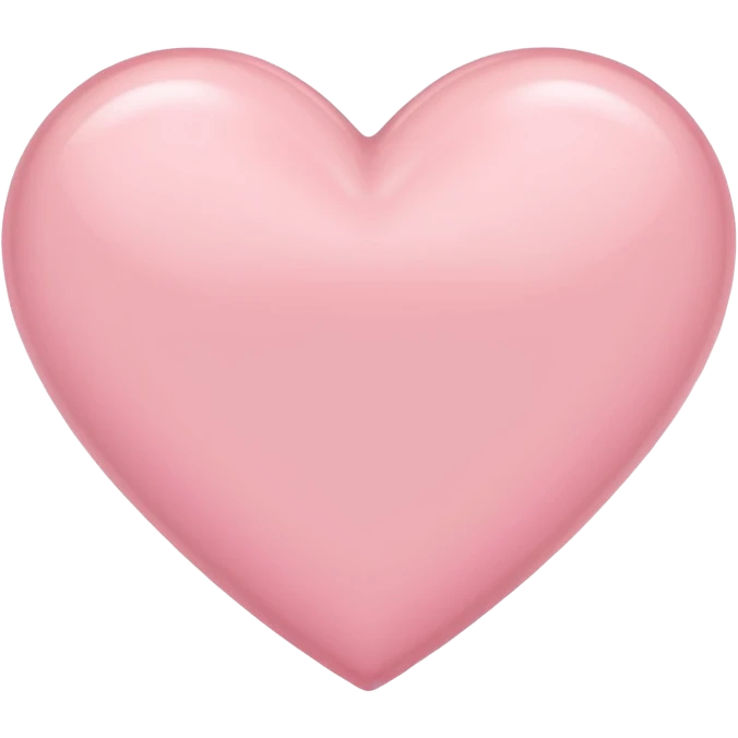 light pink heart emoji