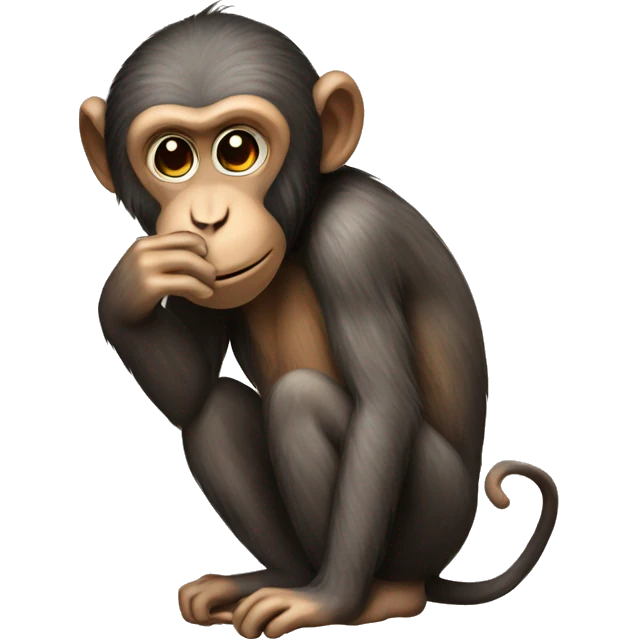 monkey sending a kiss emoji