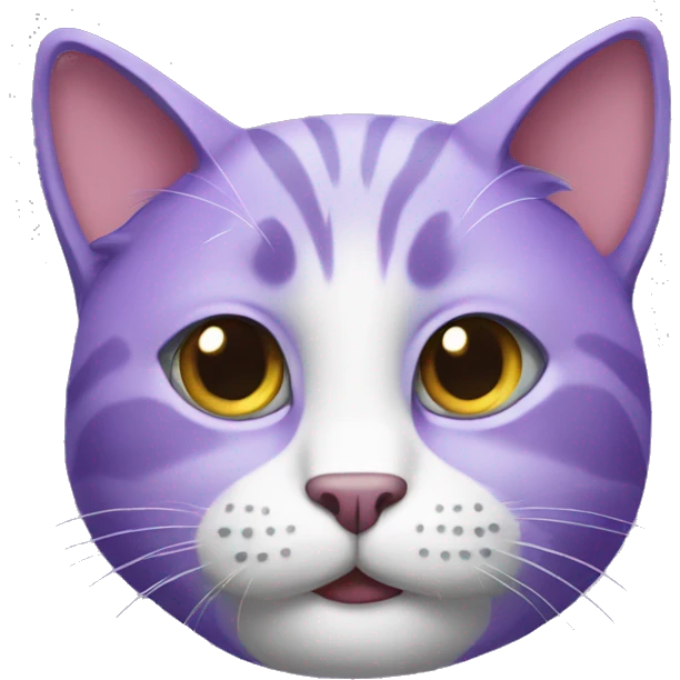purple cat emoji