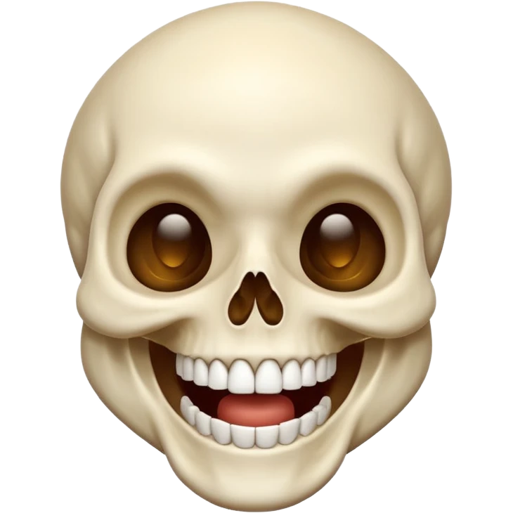 Laughing skull emoji