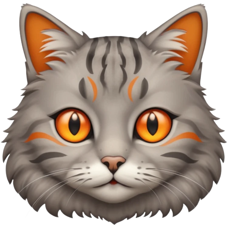 grey tabby cat emoji