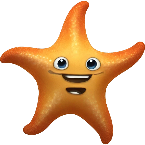 a star fish dancing on saturne emoji