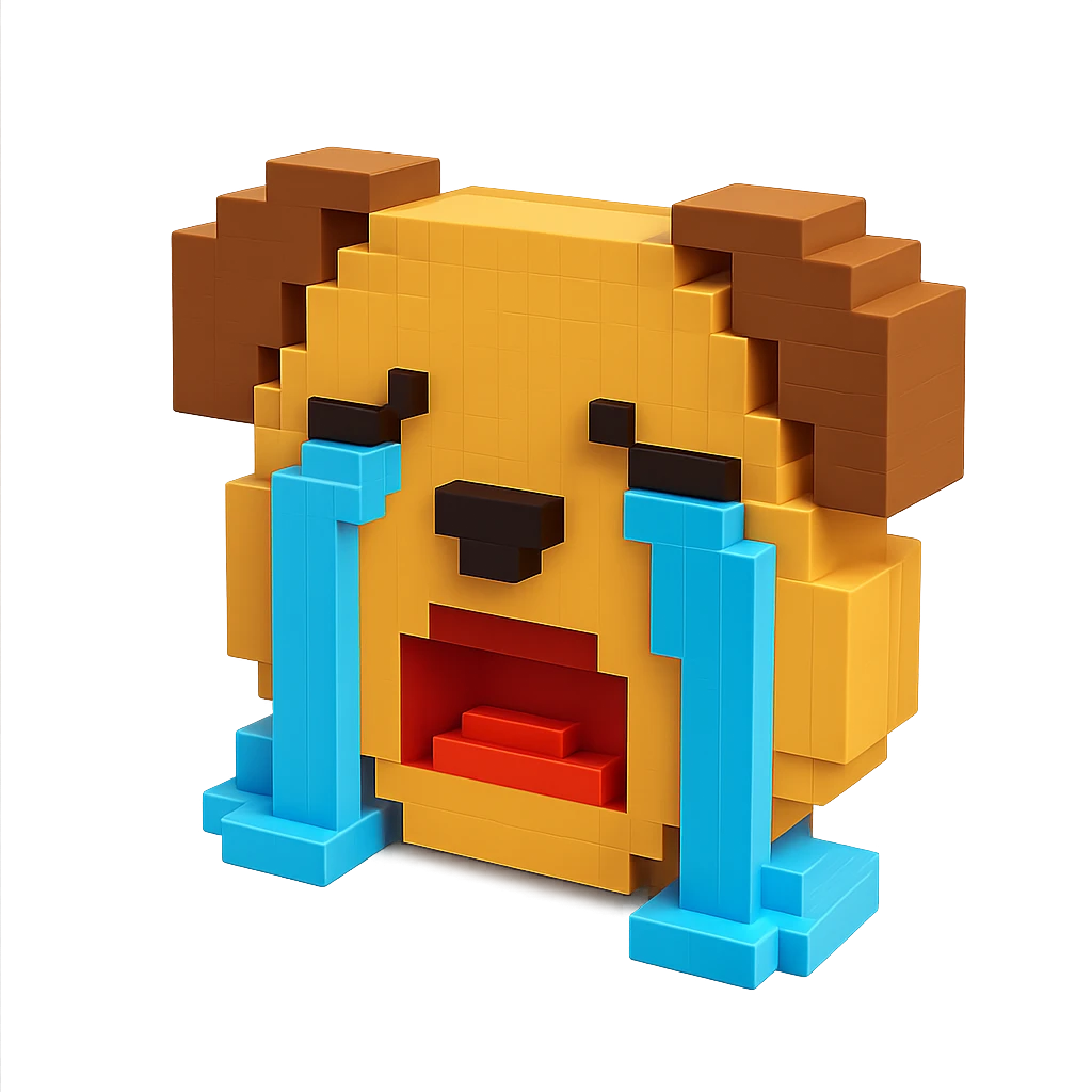 Dog Cry emoji