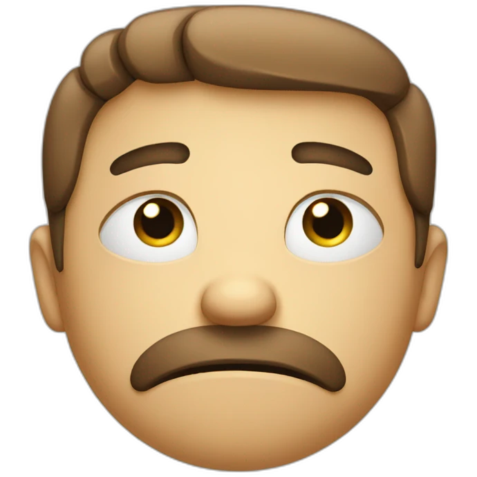 frowning face emoji