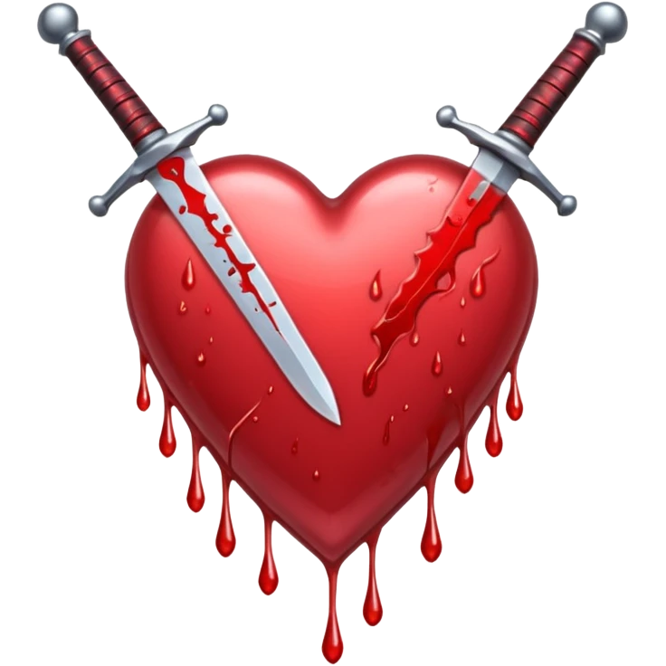 Kılıçlı kalp emoji