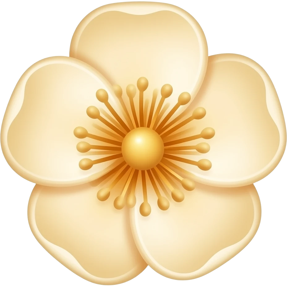 Orange Blossom word in orange color emoji