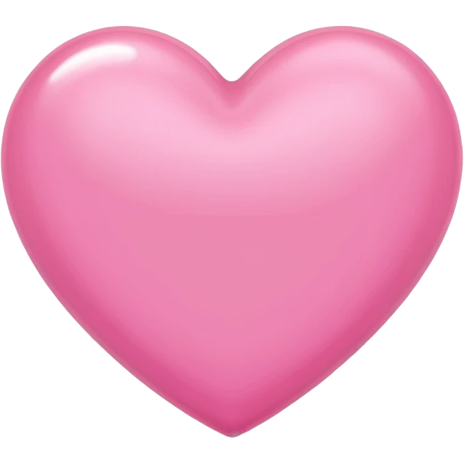 A pink heart design by ribon emoji