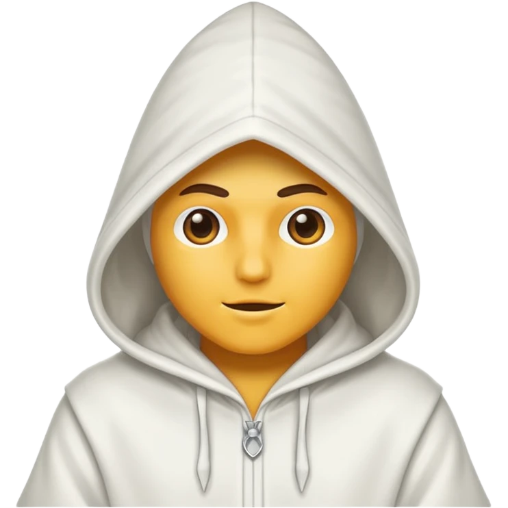 Pointed white hood emoji