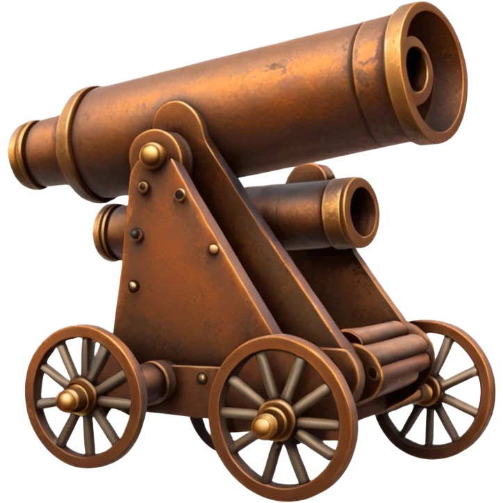 Dois canhão cruzados emoji