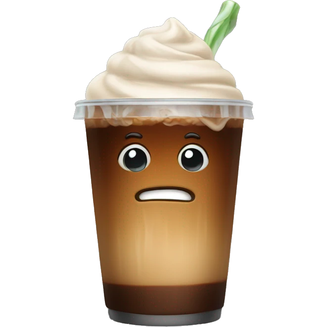 Iced coffee  emoji