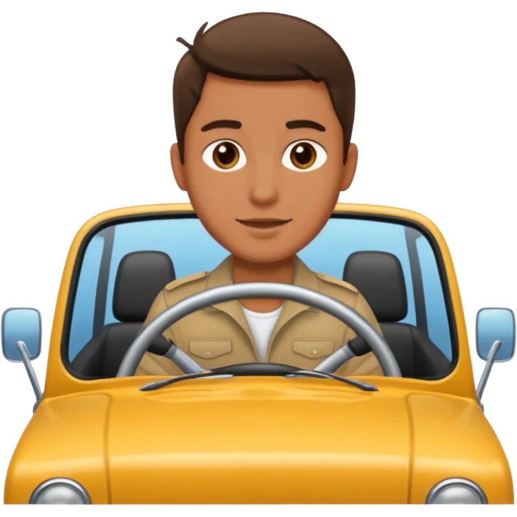 man on vehicle emoji